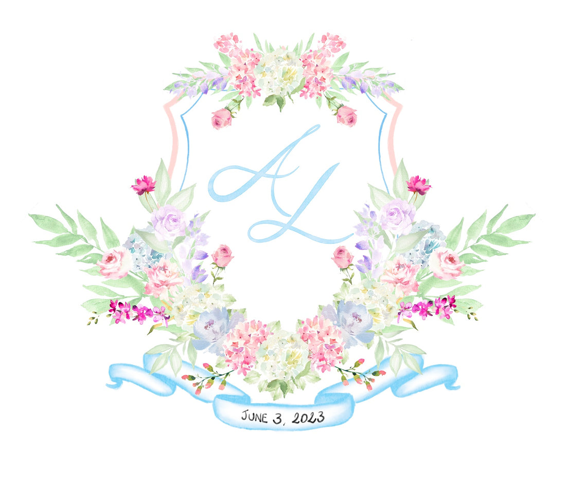 Custom wedding crest - June 3 2023