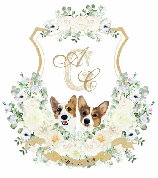 Custom wedding crest