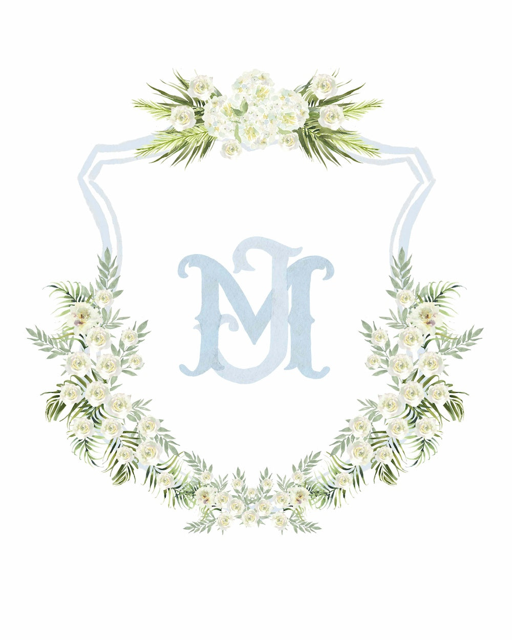 Custom wedding crest