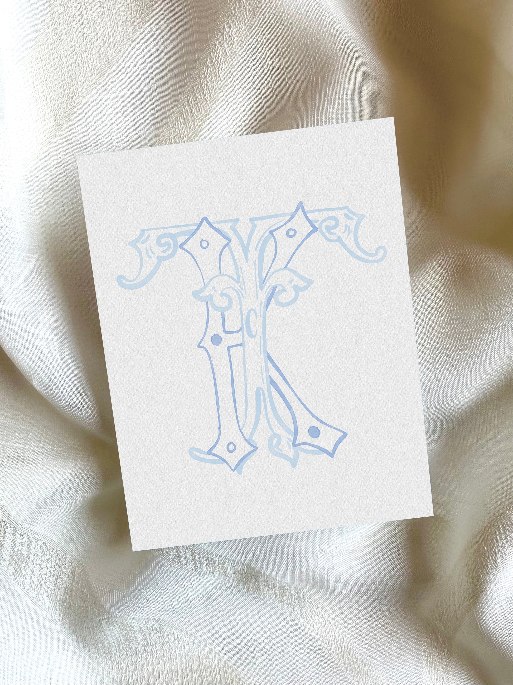 2 Letter Monogram with Letters KT TK | Digital Download - Wedding Monogram SVG, Personal Logo, Wedding Logo for Wedding Invitations The Wedding Crest Lab